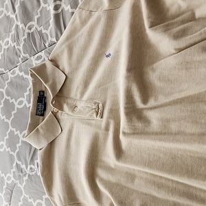 Cream Color Ralph Lauren Polo Shirt Size 2XLT